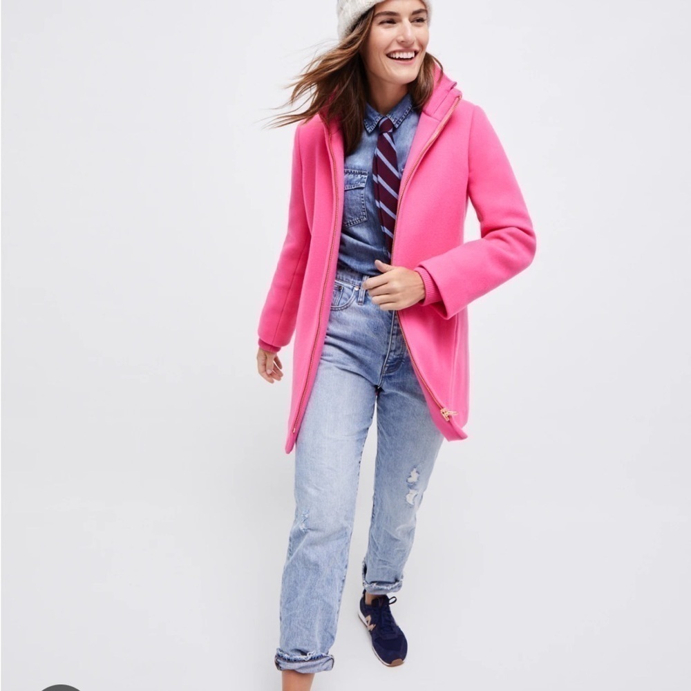 J.Crew Lodge coat in Italian stadium-cloth wool - Picture 2 of 11